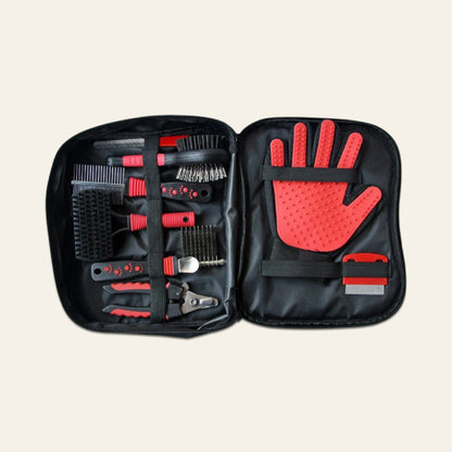 Complete Grooming Kit — 8 essential tools, one zip case