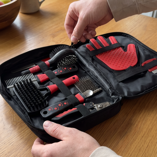 Complete Grooming Kit — 8 essential tools, one zip case