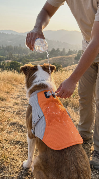 Cool Walk Vest - wearable cooling for active dogs